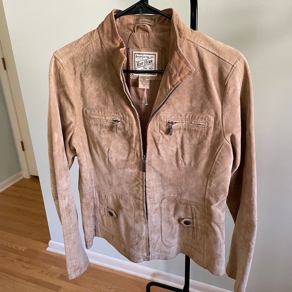Ruff Hewn women’s genuine leather jacket